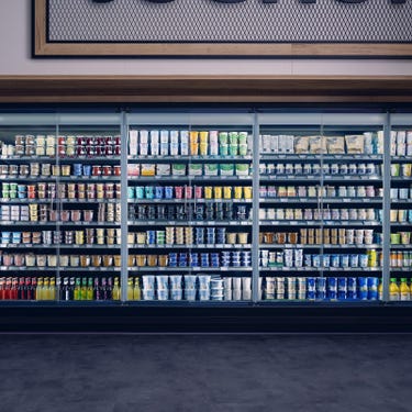 Line of Display Cases