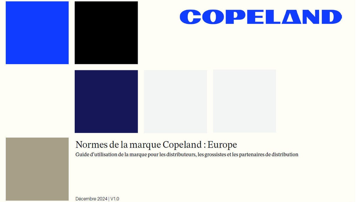 Normes de la marque Copeland : Europe