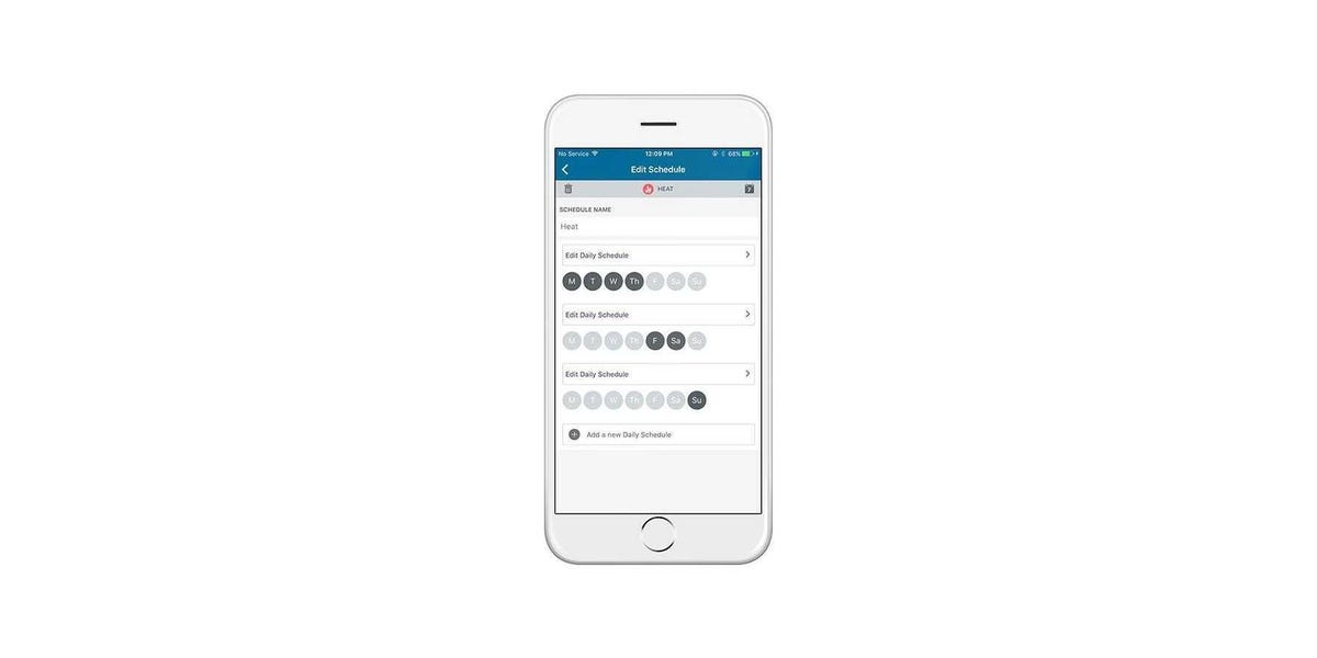 Sensi App Schedule Sensi App Schedule