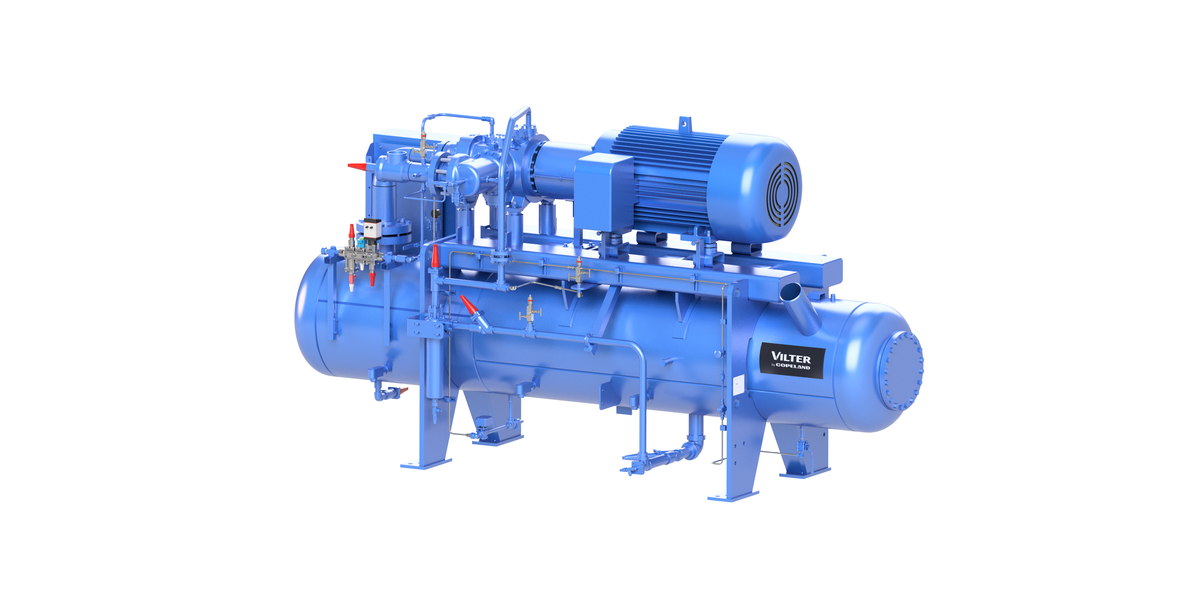 Vilter VSCU Subcritical CO2 Single Screw Compressor for Industrial Refrigeration