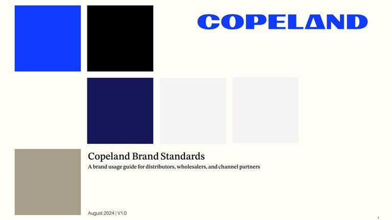 Copeland Brand Standards