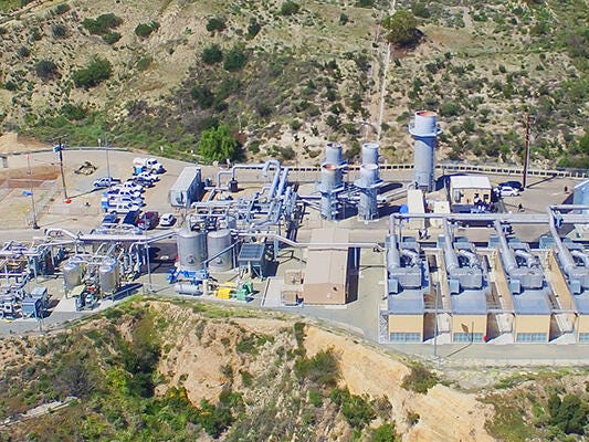 Landfill industrial gas plant Landfill industrial gas plant