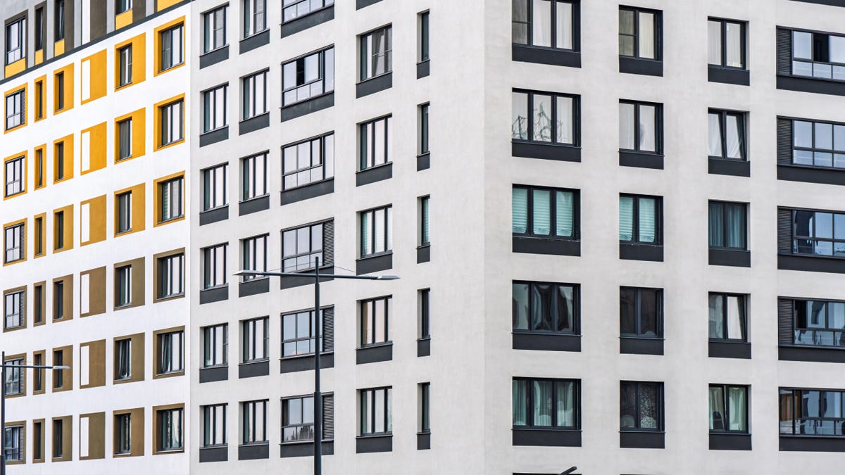 case study Modern multi-story apartment building