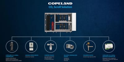 Solution scroll Copeland au CO₂ pour les systèmes boosters