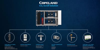 Copeland CO₂ scroll solution for booster systems