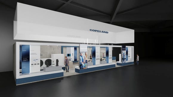 Emerson booth E56 in hall 16 at EuroShop 2023 in Düsseldorf