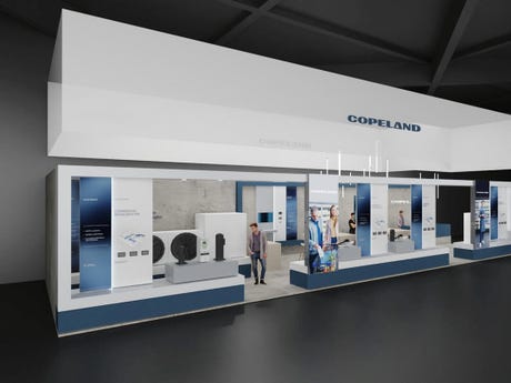 Emerson booth E56 in hall 16 at EuroShop 2023 in Düsseldorf