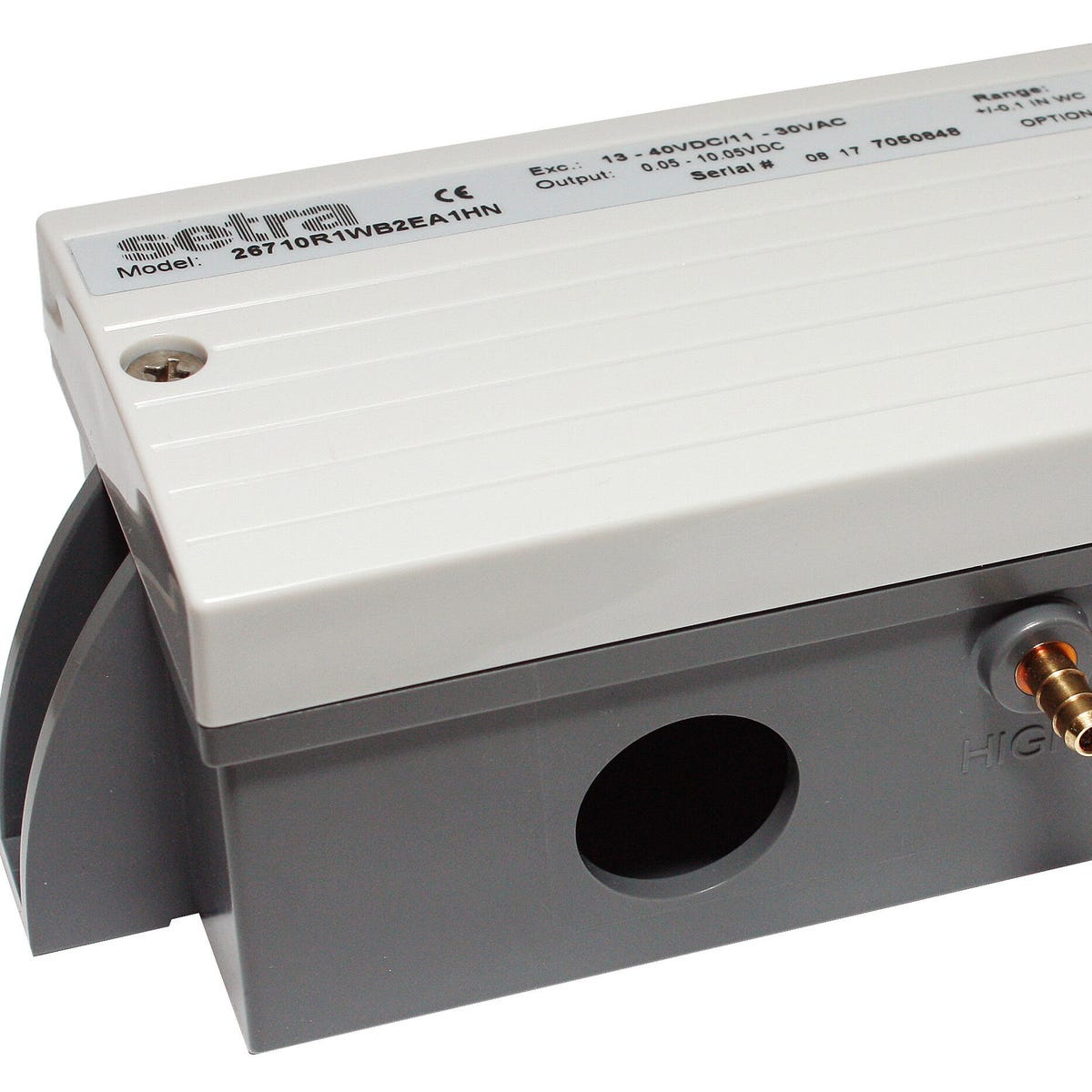 24V / 0.1 Low Resolution Pressure Differential Monitor (No Visual Display or On-device Alarming)