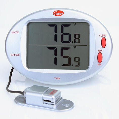 Digital With Remote Sensor Thermometer