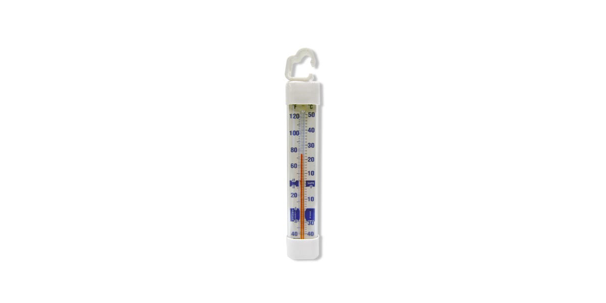 Bulk Packed Vertical Glass Tube Refrigerator Freezer Thermometer