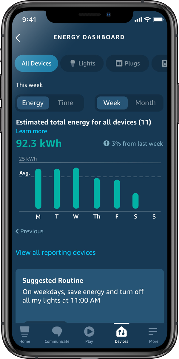 alexa energy dashboard