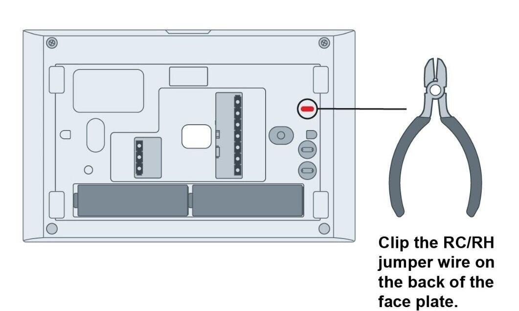 Sensi Smart Thermostat - jumper wire