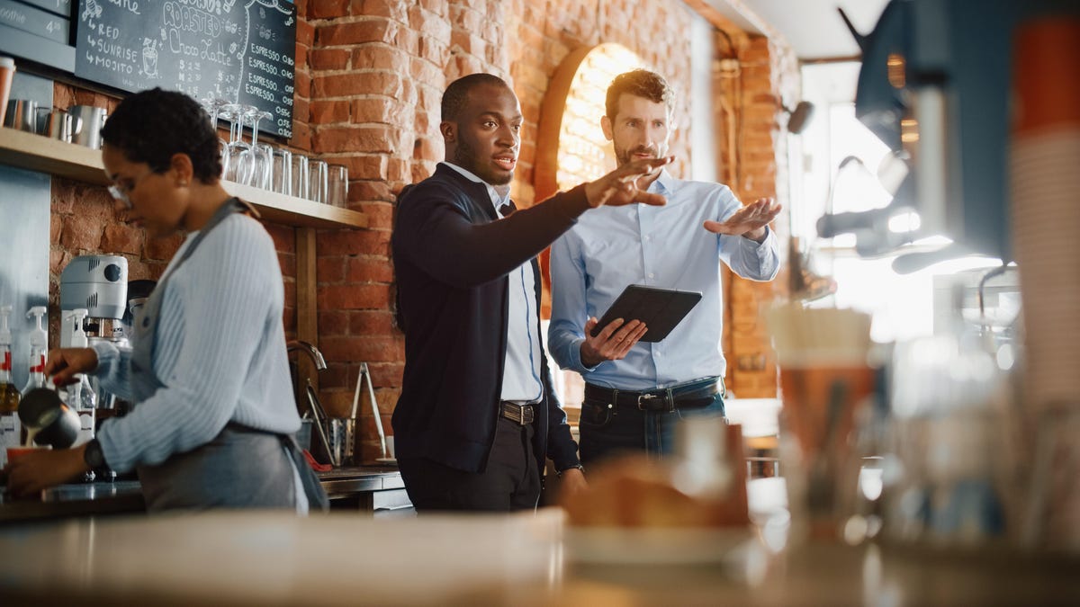 Brick restaurant consulting tablet