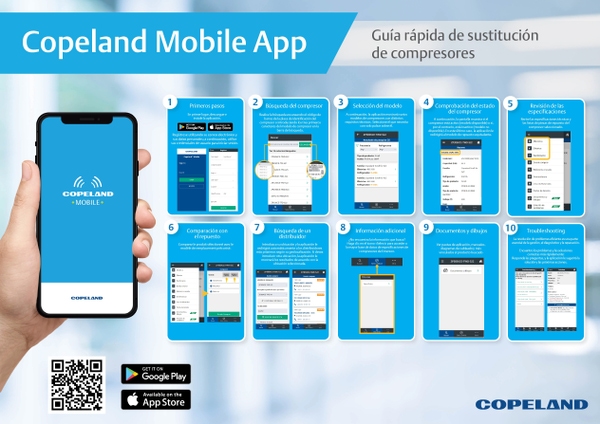 Copeland Mobile App Compressor Guide 2021 EN A4 Data