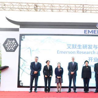 Emerson Opens New Suzhou Research and Solutions Center Focused