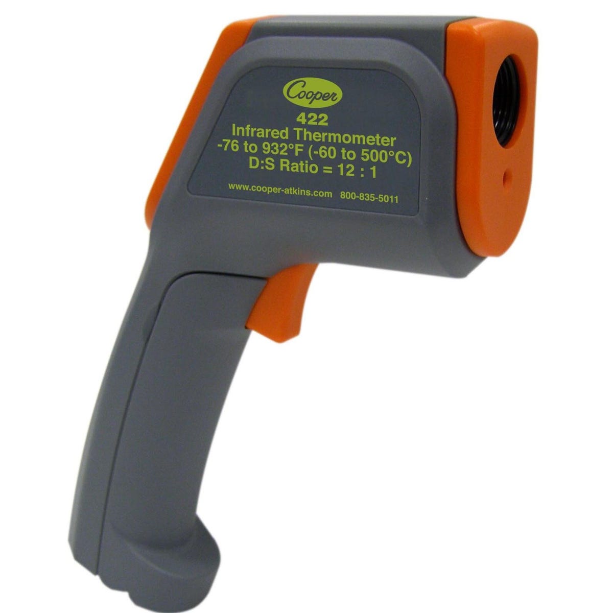 Infrared Gun-Style Thermometer with 8-Point Laser