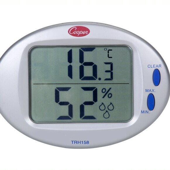 Digital Temperature & Humidity Wall Thermometer