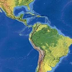 South America Map