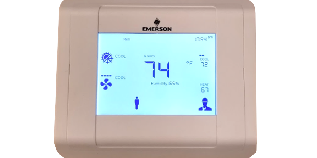 Programmable touchscreen thermostat