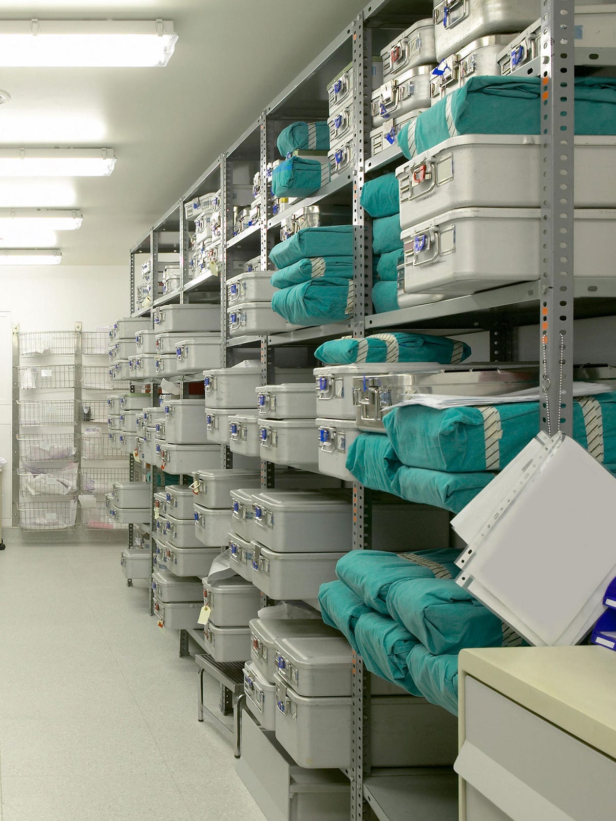 Hospital pharmacy storage room