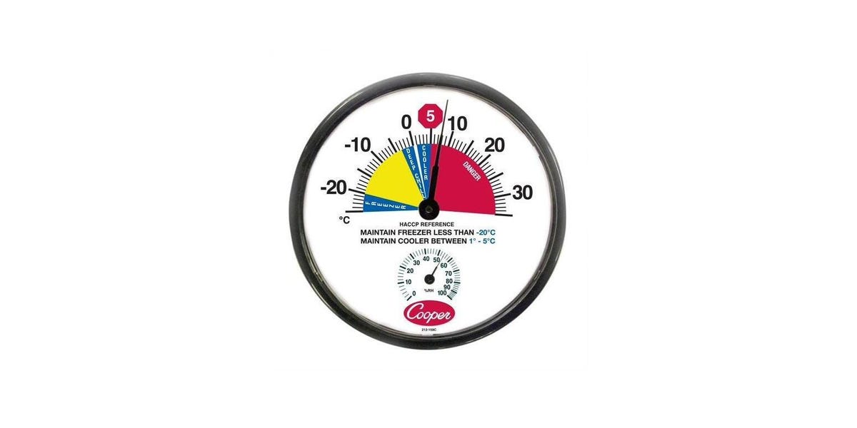 HACCPP Cooler Freezer Wall Thermometer Celsius