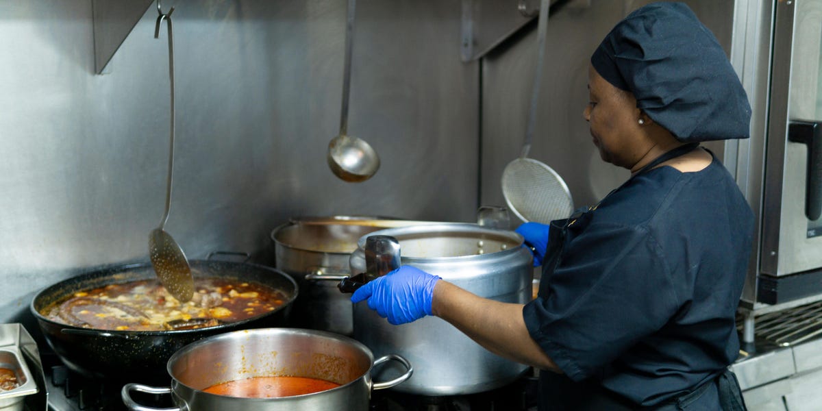 Cooking for hospital patients