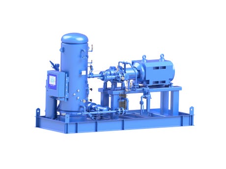 image of VSTC transcritical CO2 single screw compressor with Air-Lift bearing tech image of VSTC transcritical CO2 single screw compressor with Air-Lift bearing tech