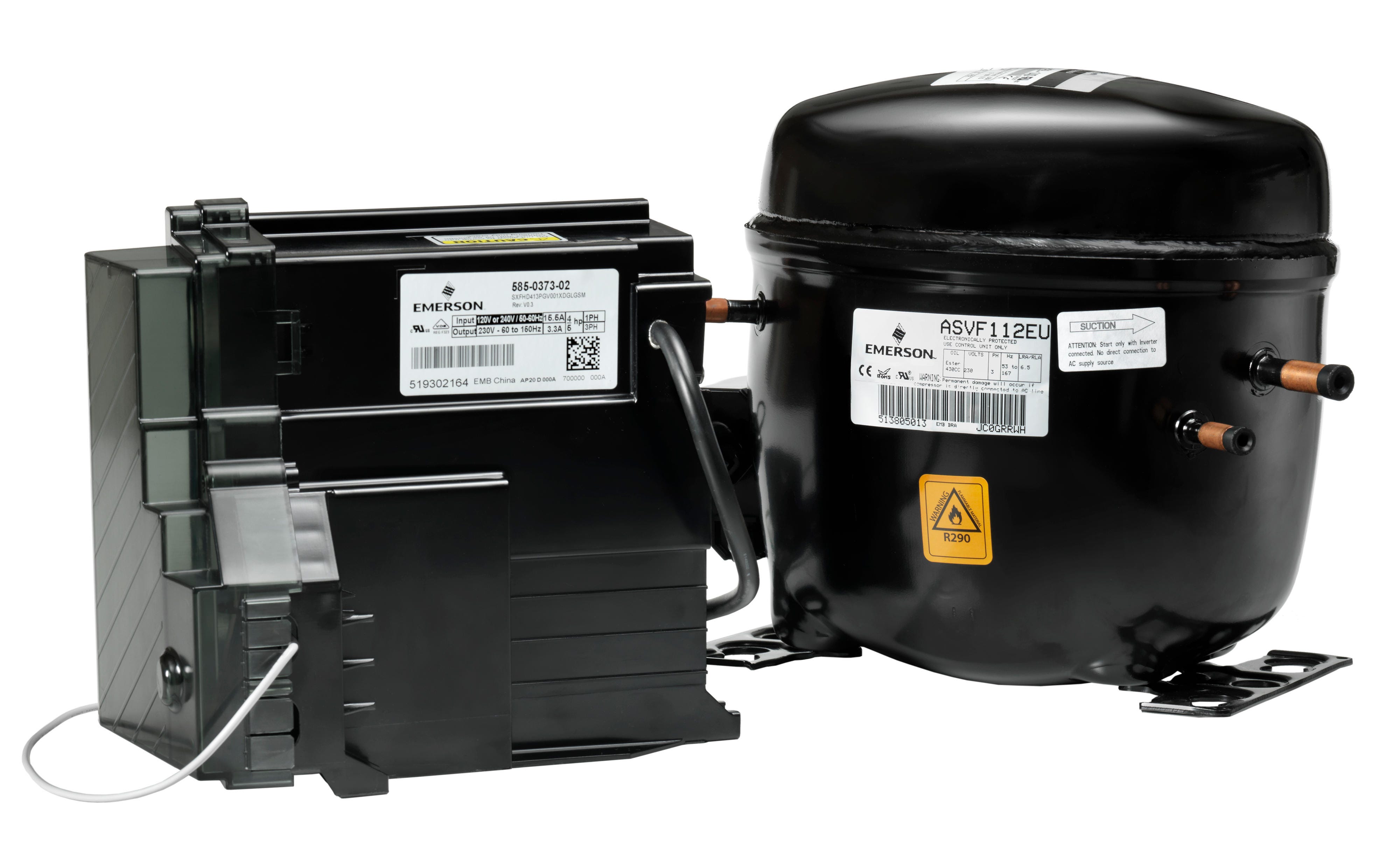 Emerson Introduces Copeland™ Variable Speed Reciprocating Hermetic Compressors for Refrigeration