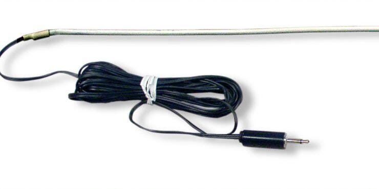 18" Flexible Veterinary Thermistor Probe w/12'PVC Cord