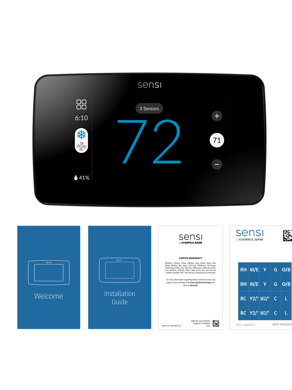 Sensi Touch 2 smart thermostat - what's in the box