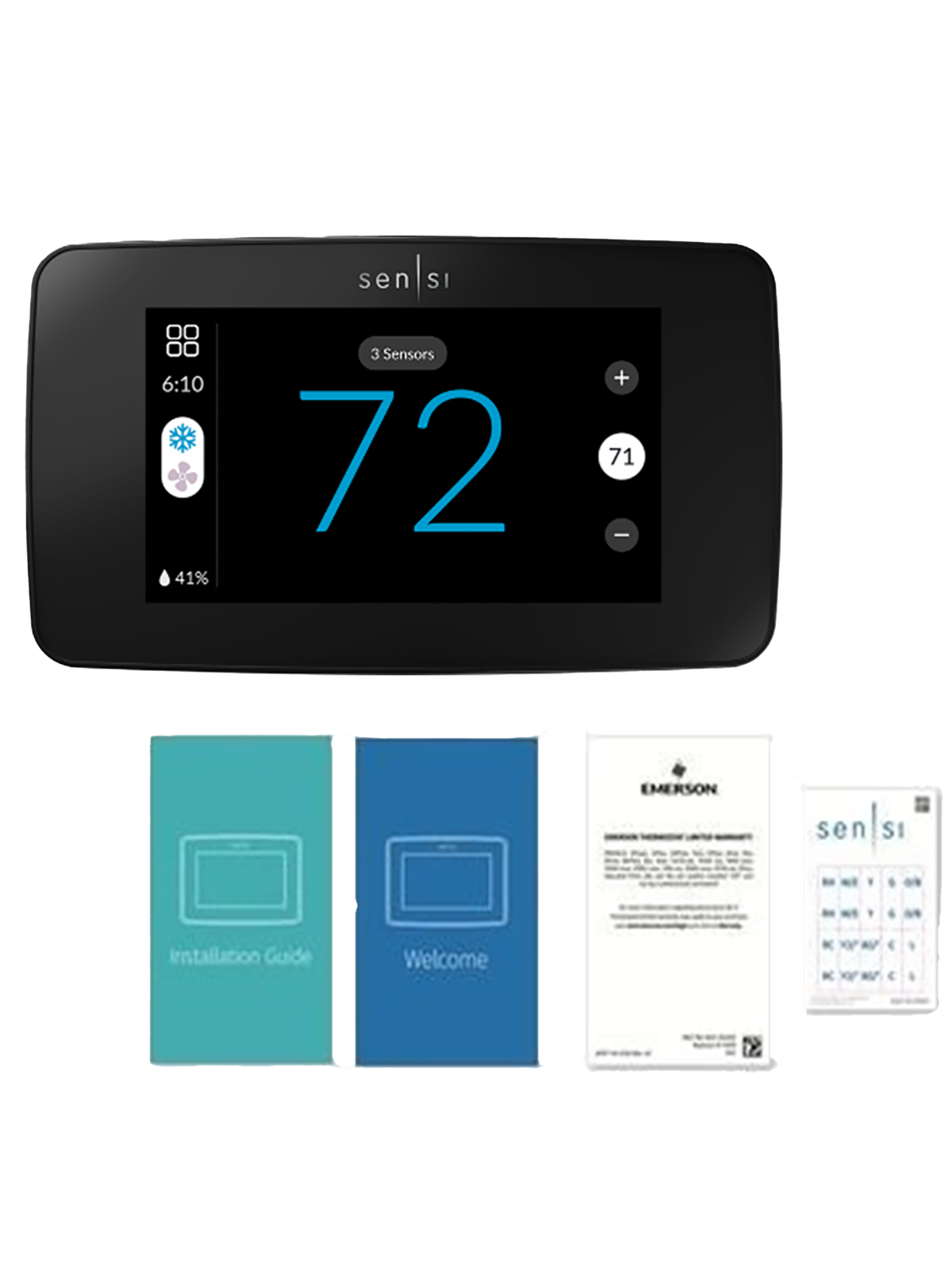 Sensi Touch 2 smart thermostat - what's in the box