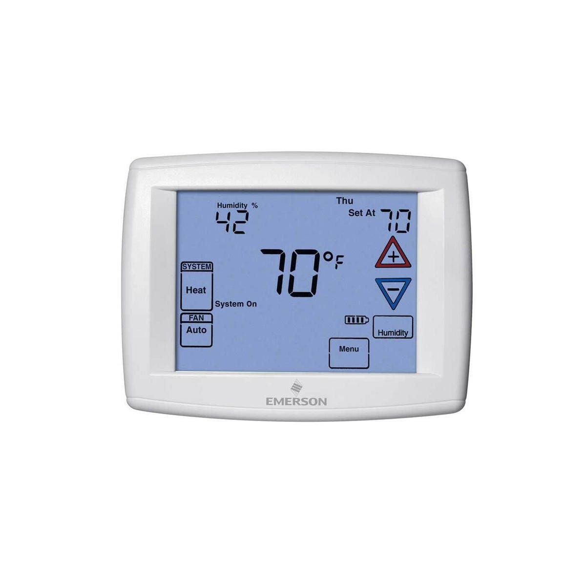 7-Day Touchscreen Thermostat with Humidity Control