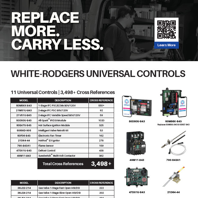 R-5837 - White-Rodgers Universal Controls Heating Flyer