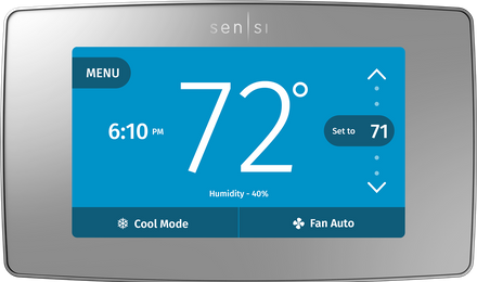 Silver Sensi Thermostat
