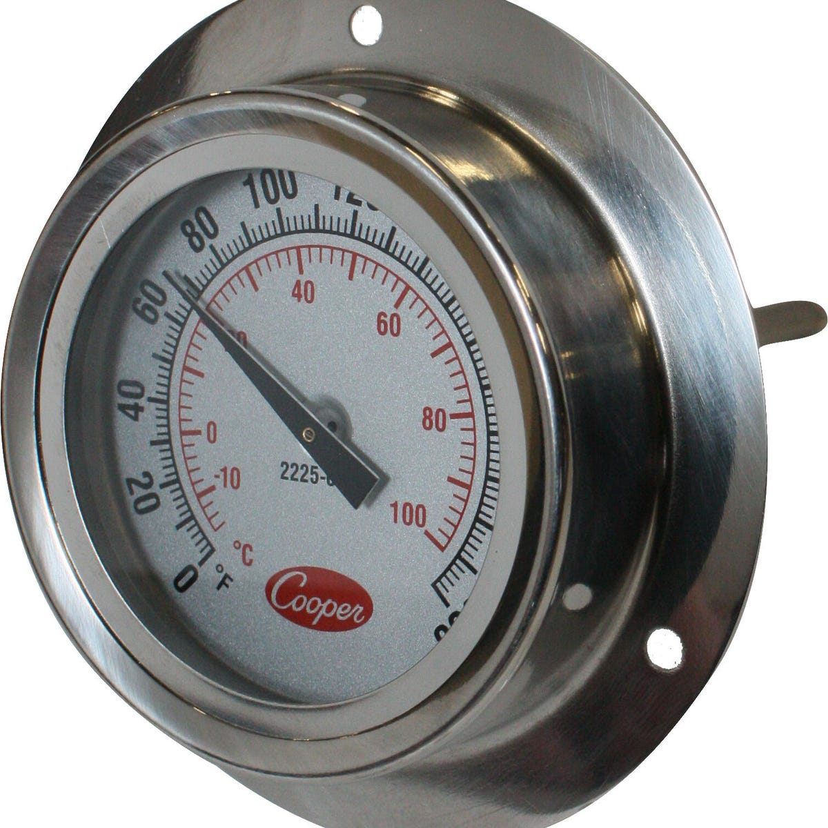 Industrial Flange Mount 4" Stem Thermometer