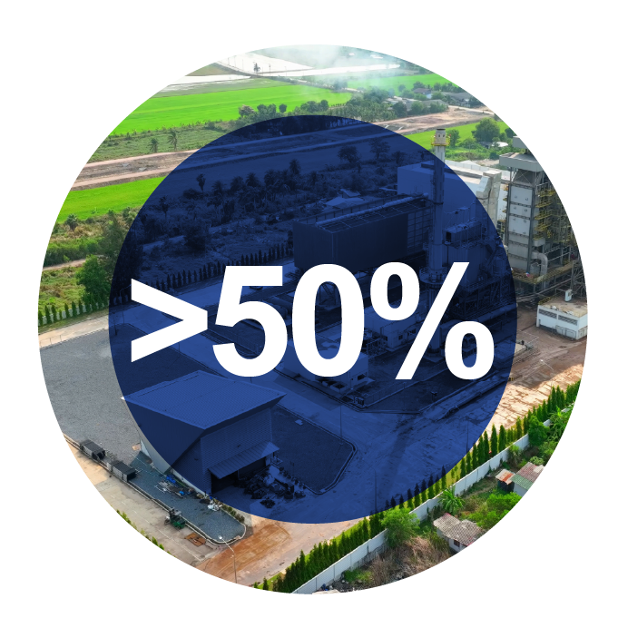 50 percent infographic