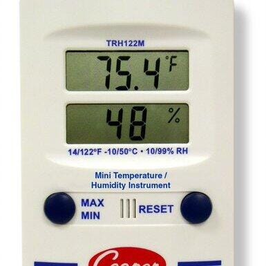 Digital Temperature & Humidity Dual Display mini Wall Thermometer