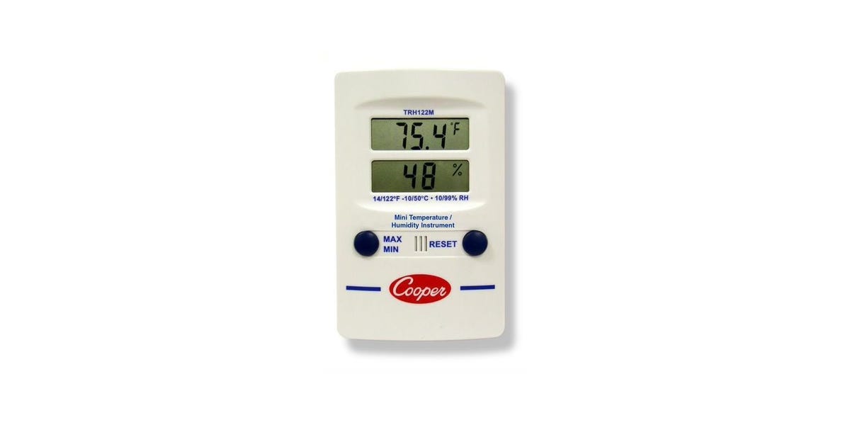 Digital Temperature & Humidity Dual Display mini Wall Thermometer