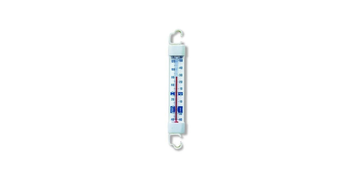 Refrigerator Freezer Glass Tube Thermometer W2 Brackets