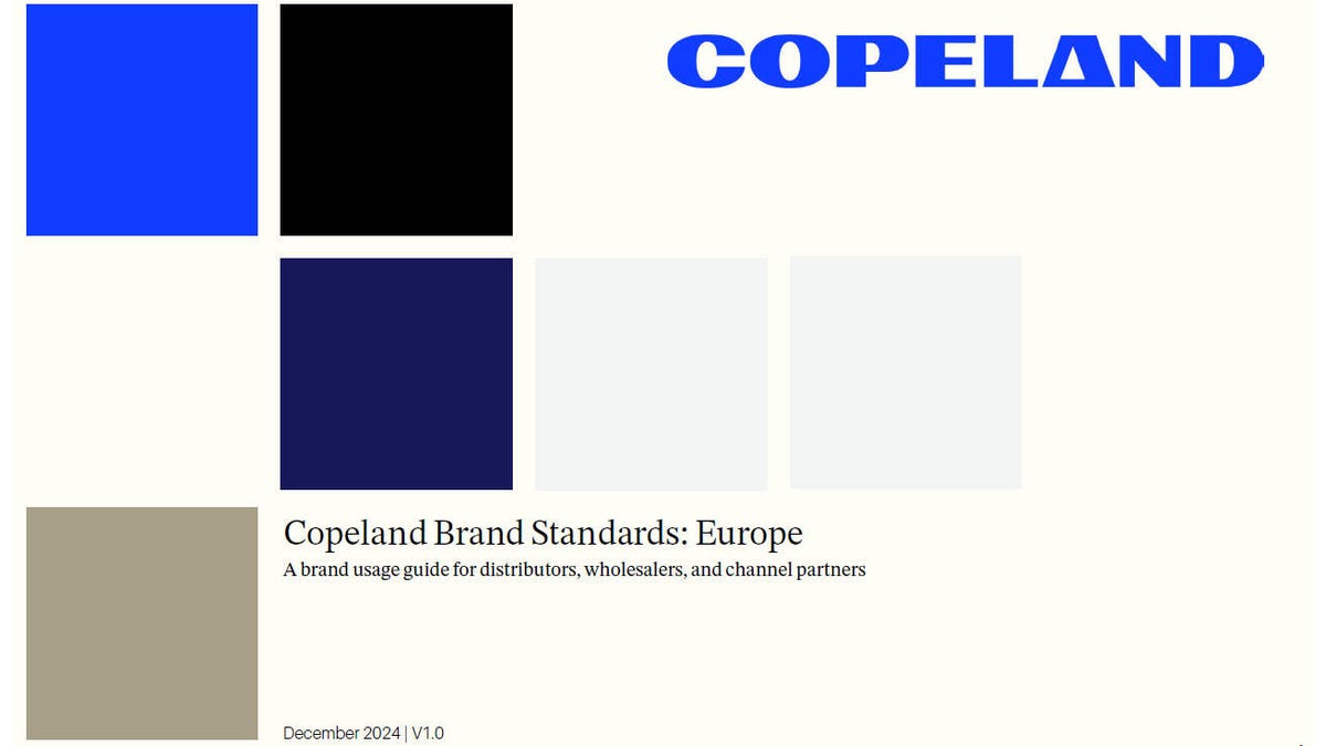 Copeland Brand Standards: Europe Copeland Brand Standards: Europe