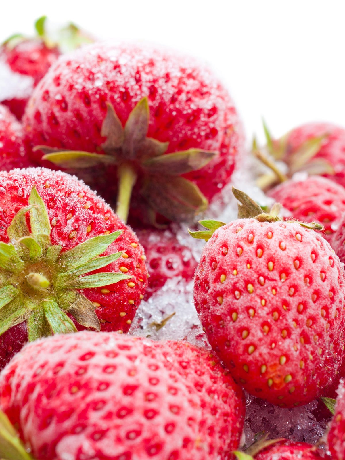 Frozen strawberries