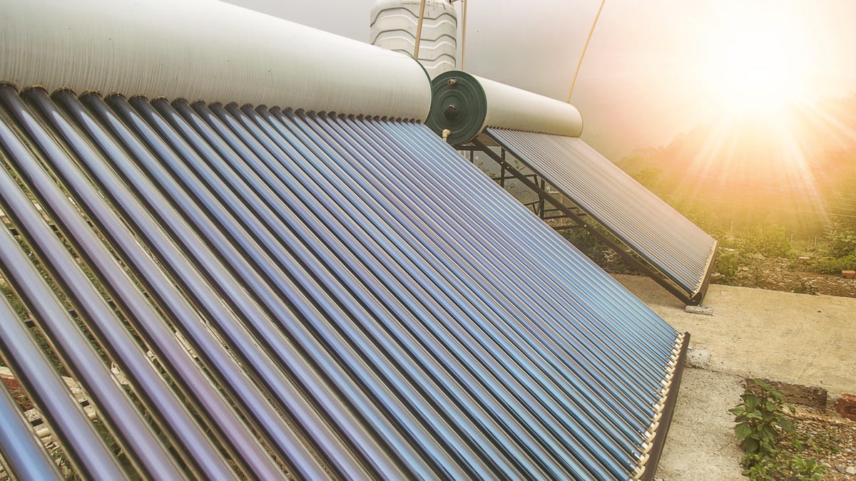solar water heating India case study