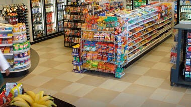 Convenience store product display