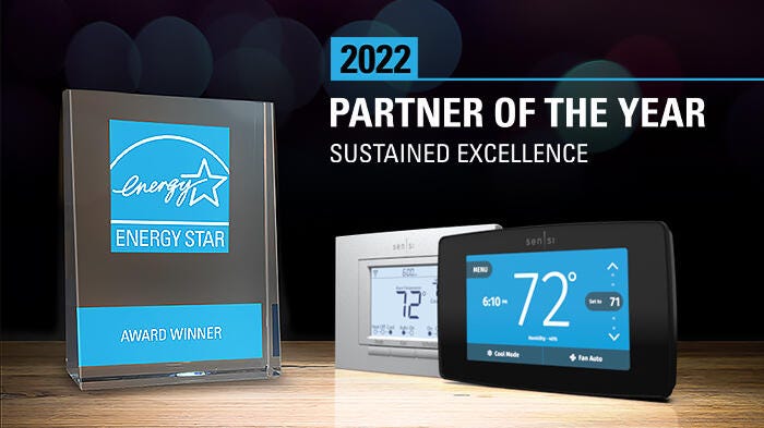 Sensi is a proud recipient of ENERGY STAR Sustained Excellence Award 2022