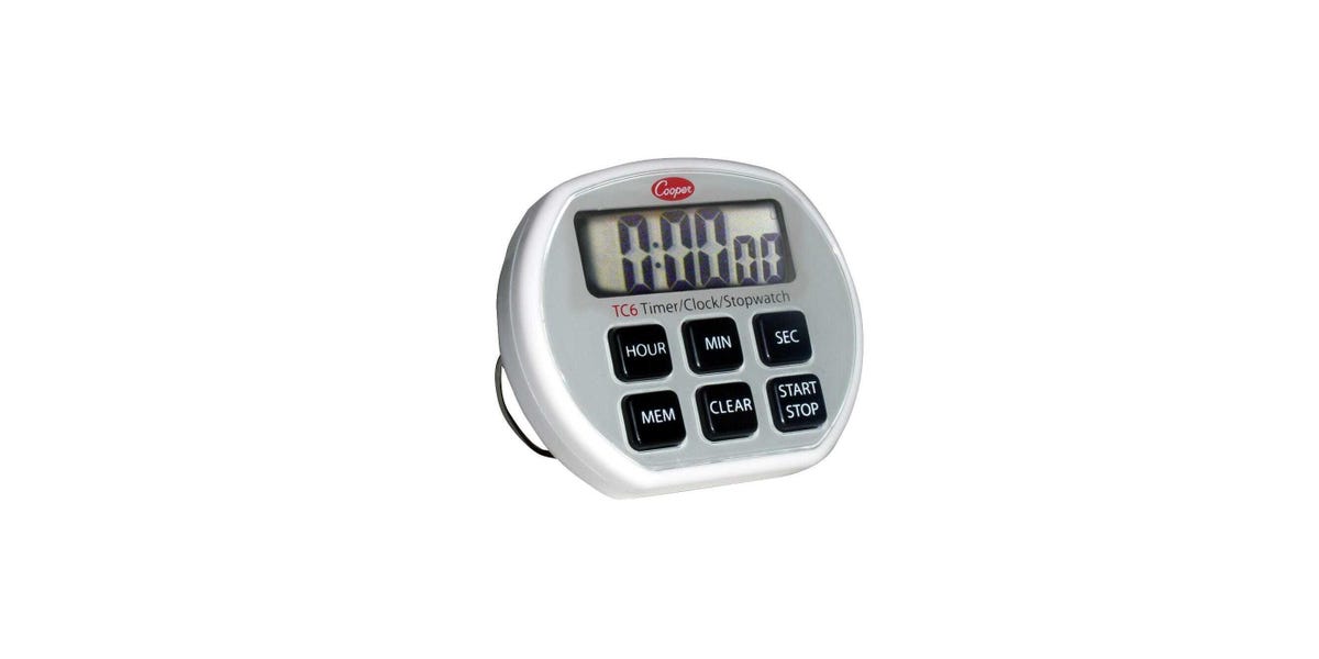 TC6-6 Button Electronic Timer Clock Stopwatch